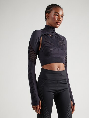 ADIDAS BY STELLA MCCARTNEY Performance Shirt 'TrueStrength' in Black: front