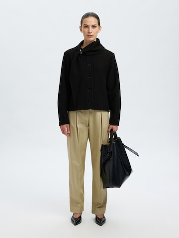 SELECTED Tussenjas in Zwart