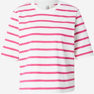 T-shirt 'ONLSOPH' ONLY en blanc : devant