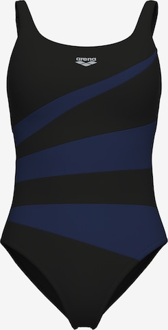 ARENA Корректирующий купальник 'SHAPEWEAR BELLA C-CUP' в Черный: спереди