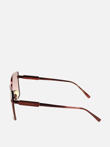 Lunettes de soleil FERRAGAMO en rouge