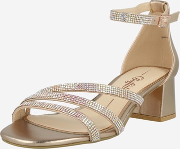 BUFFALO Sandały z rzemykami w kolorze różowy: przód