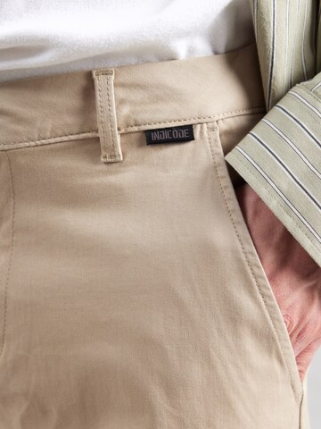 INDICODE JEANS Regularen Chino hlače 'Tristian' | siva barva