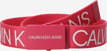 Calvin Klein Jeans Ζώνη σε ροζ: μπροστά