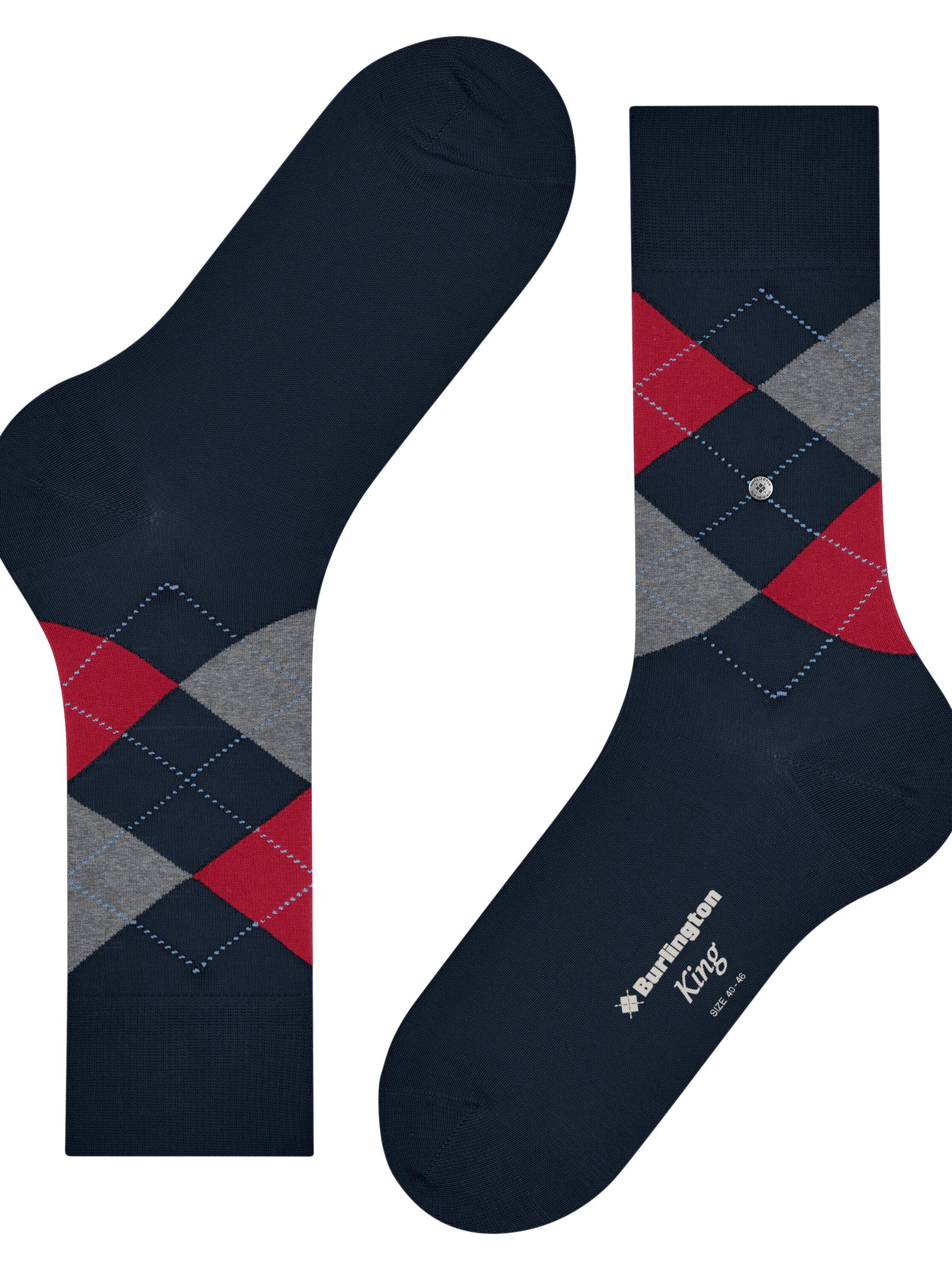 BURLINGTON Socks 'King' in Blue