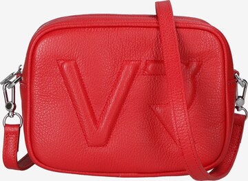 Borsa a tracolla 'Borsa a Tracolla Donna Pelle Virginia Rhinè Zip' di Virginia Rhinè in rosso: frontale