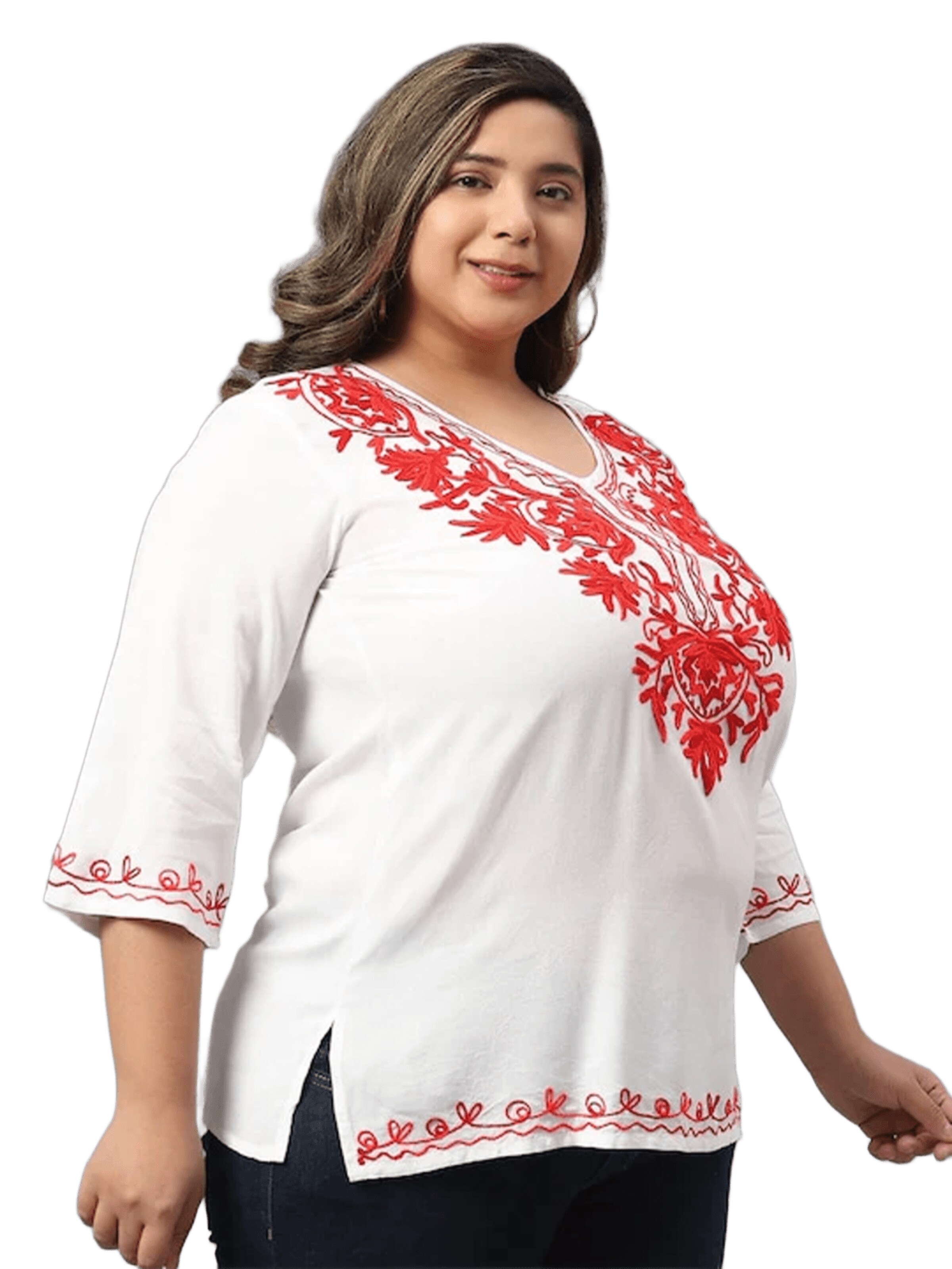 PfauGermany Traditional Blouse in White