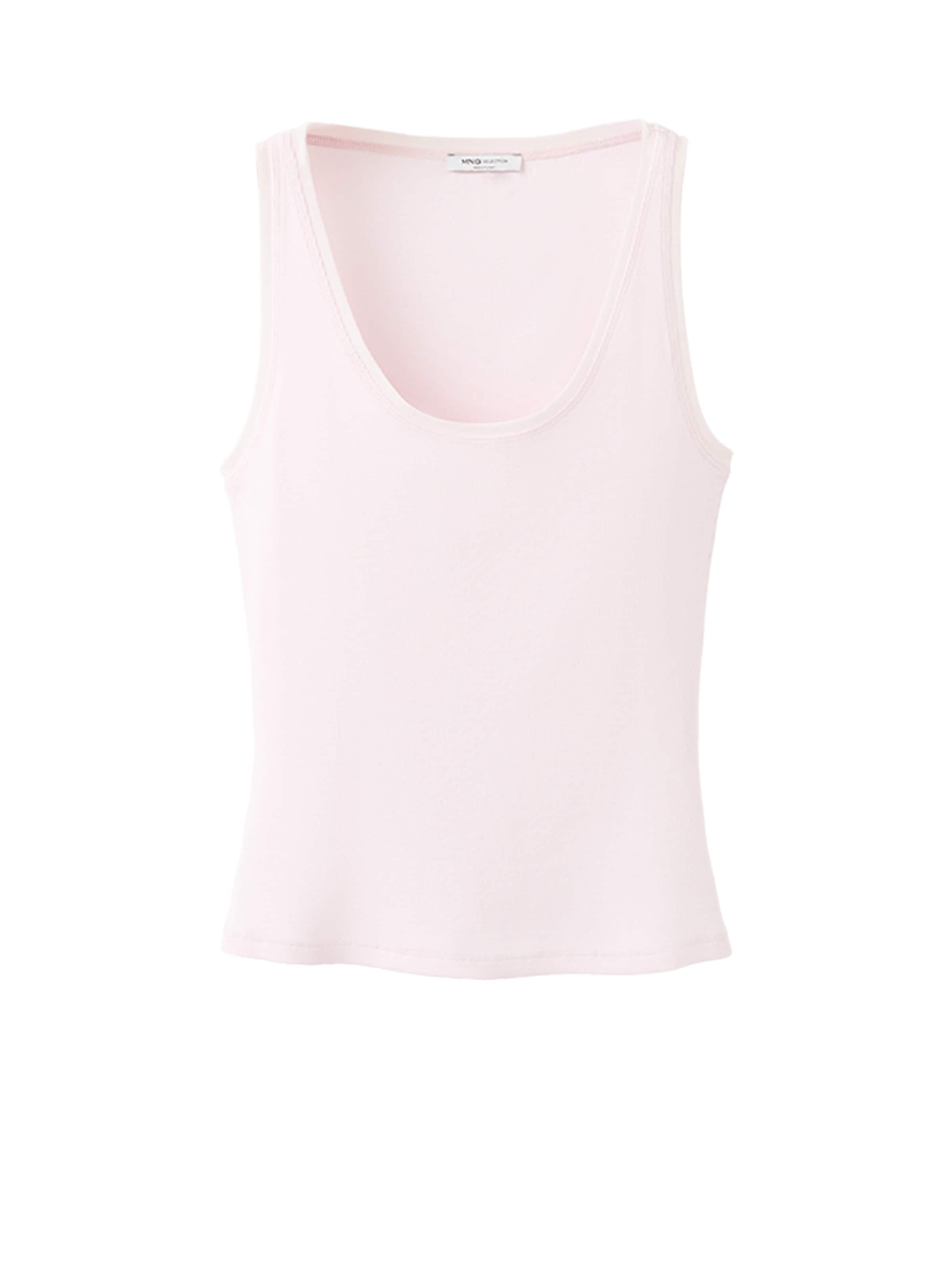 MANGO Top 'TULI' u pastelno roza, Pregled proizvoda