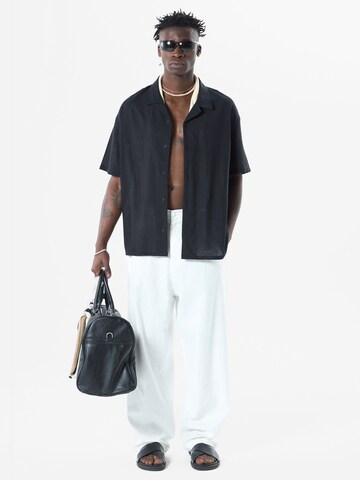 Comfort fit Camicia 'Yucca' di VAMOS CLO in nero