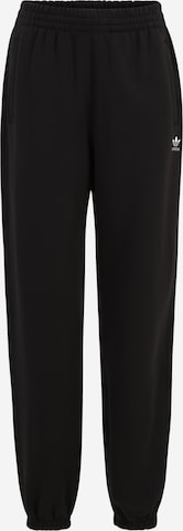 ADIDAS ORIGINALS Tapered Trousers 'Essentials' in Black: front