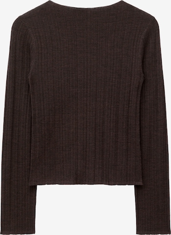 & Other Stories Pullover in Braun: Vorderseite
