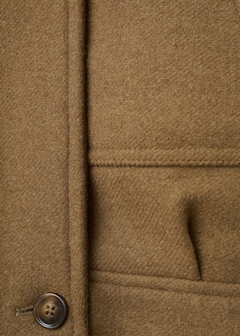 MANGO Between-Season Jacket 'Bird' in Brown