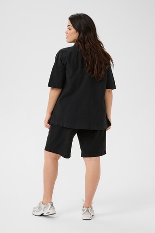 KAFFE CURVE - Blusa 'KCNana Liah' em preto