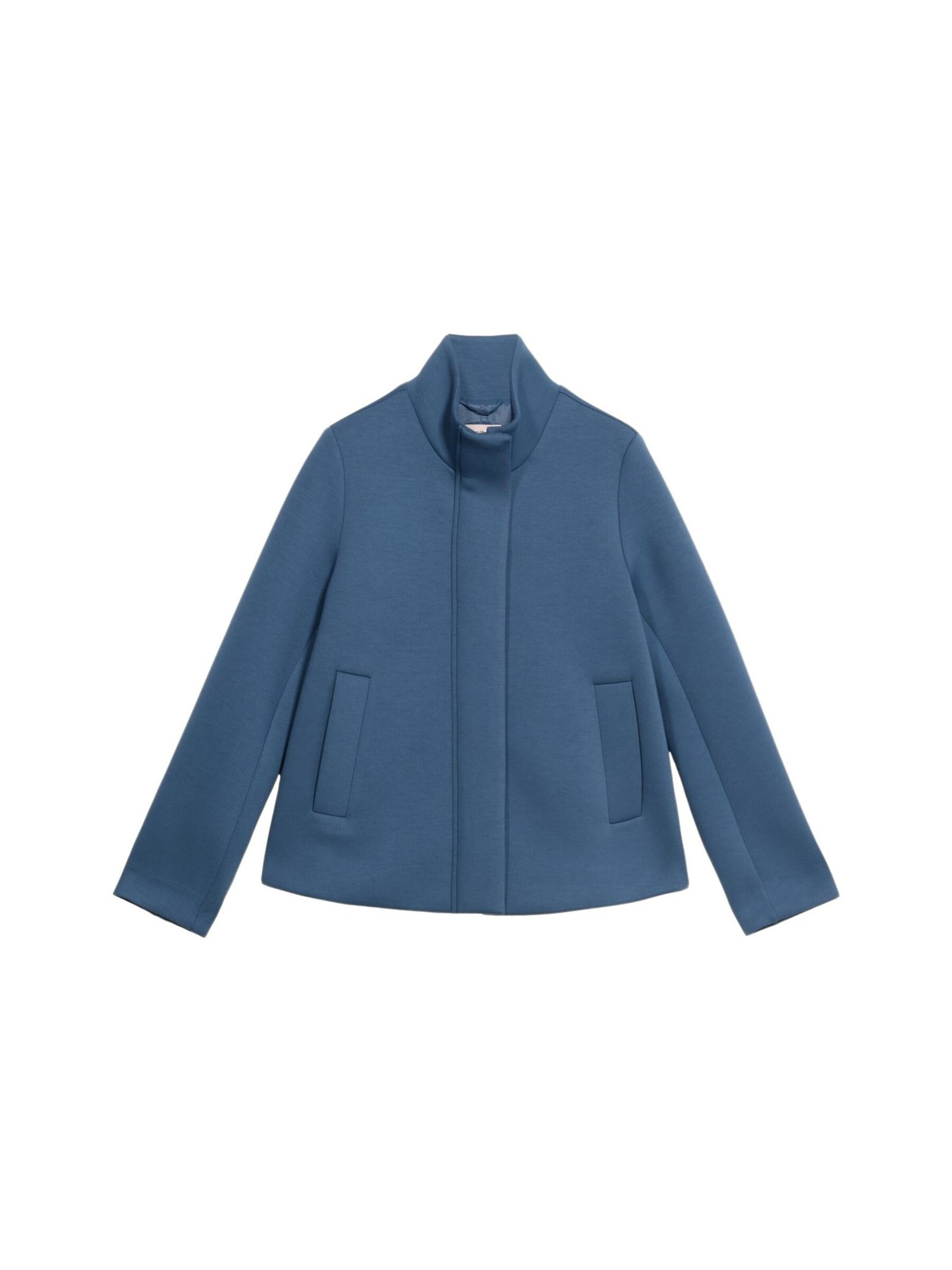 Cappotto invernale di oltre in blu: frontale