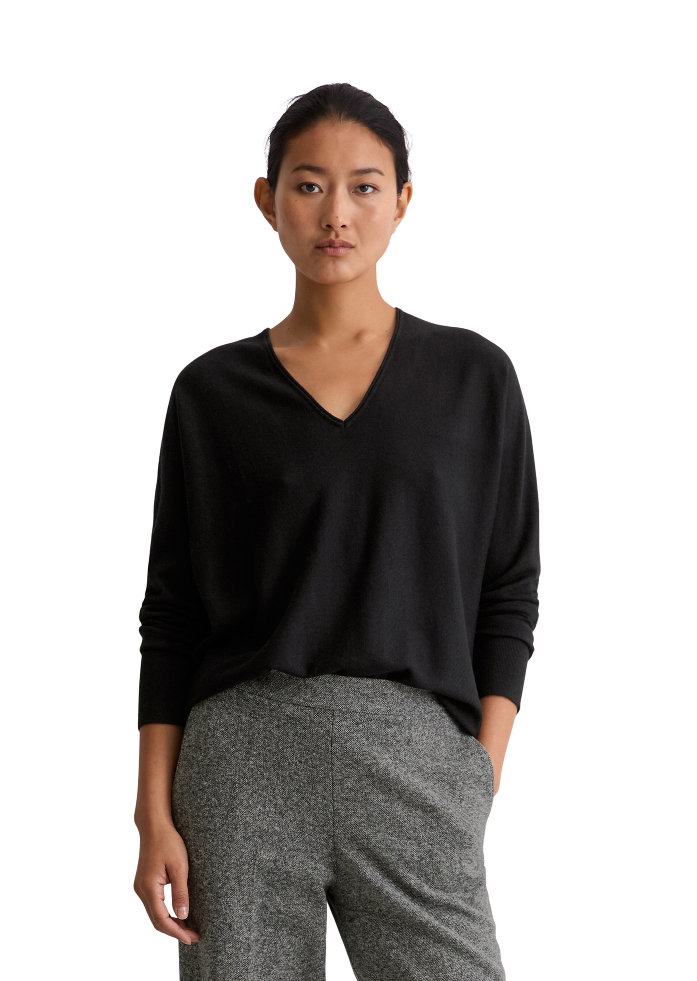 Marc O'Polo Trui in Zwart: voorkant