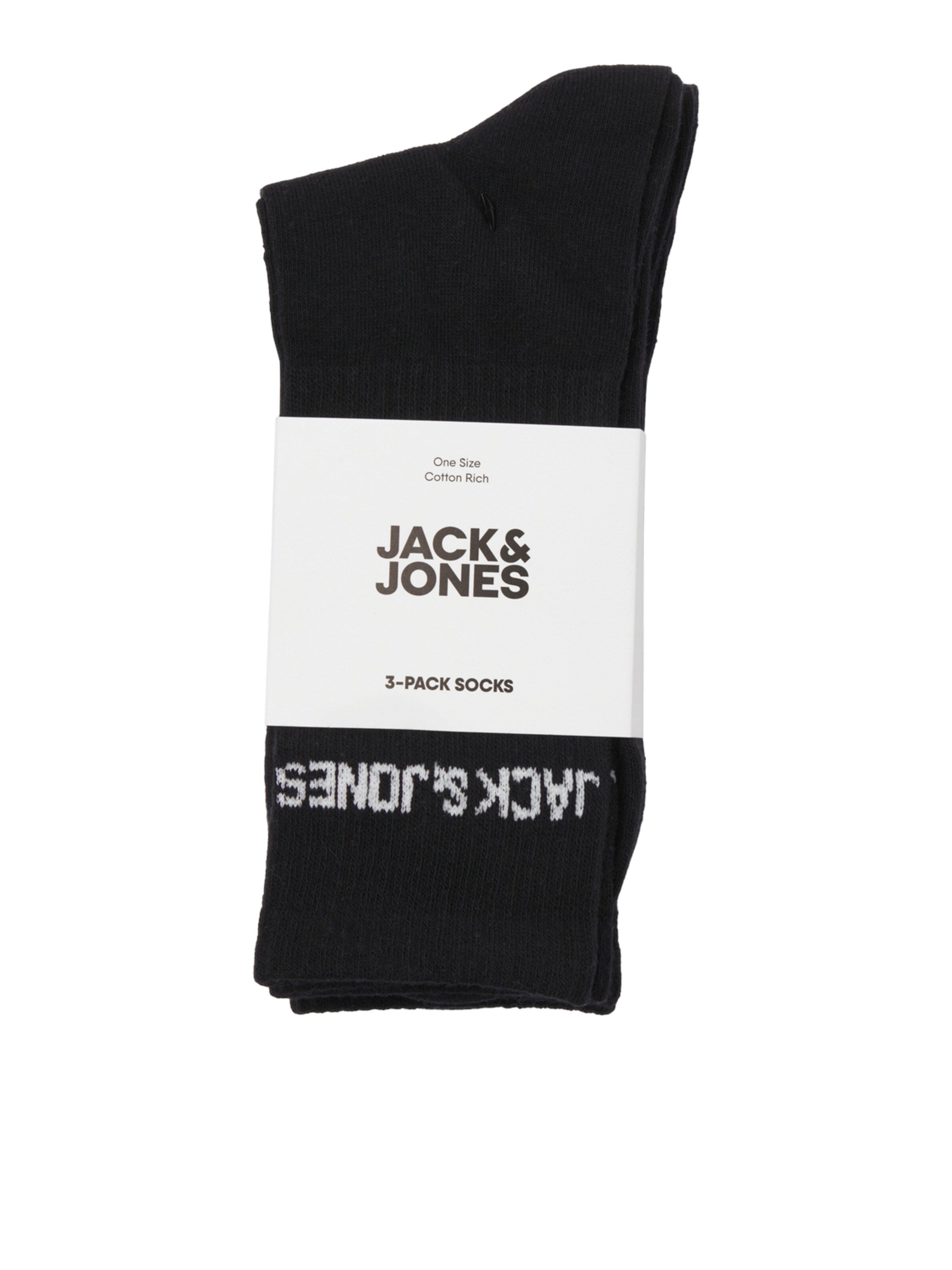 JACK & JONES - Calcetines 'JACMELVIN' en negro