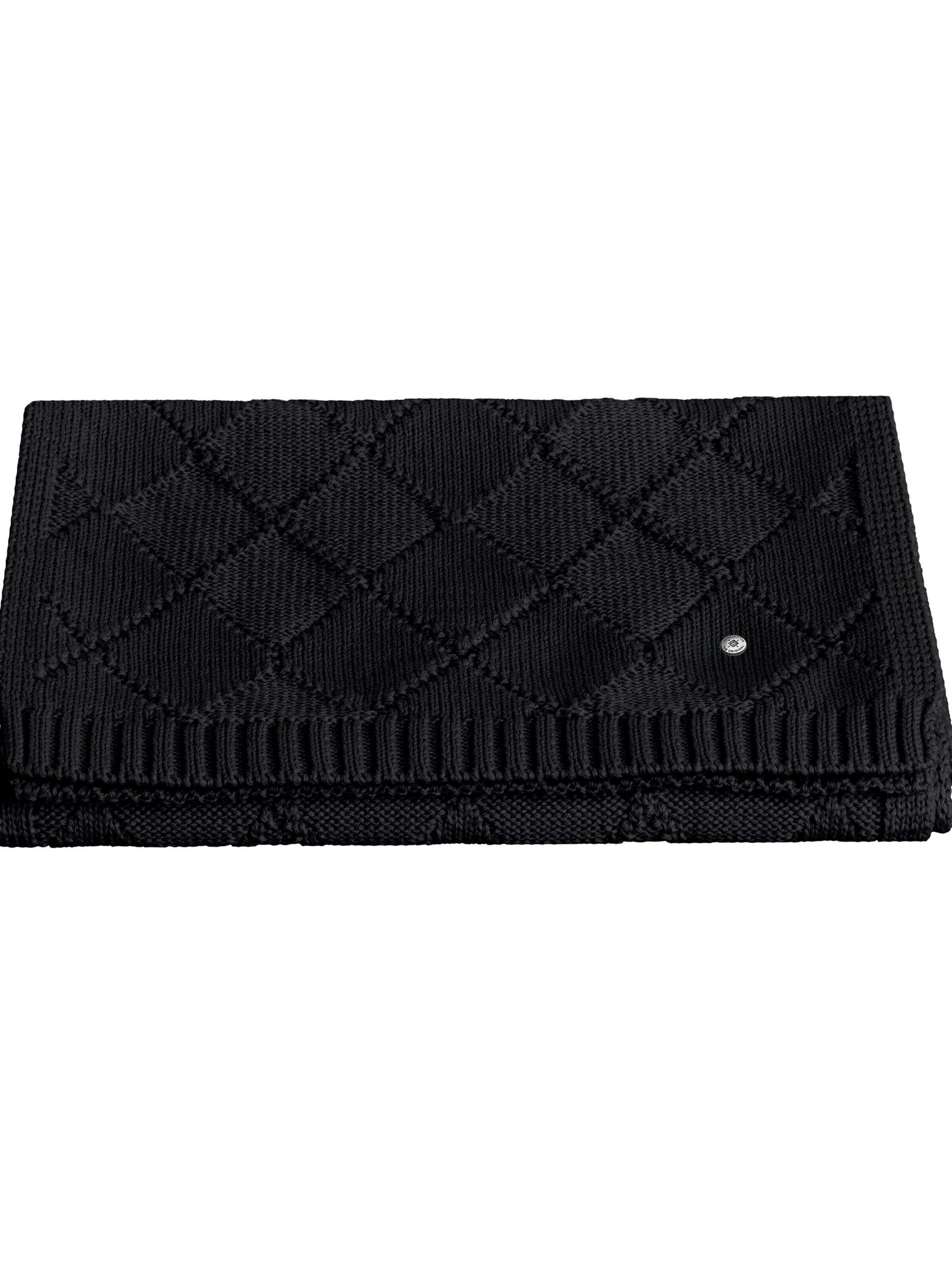 BURLINGTON Schal 'Argyle Accent'‌‌‌‌‌‌ in Schwarz