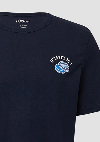 s.Oliver Shirt in Blauw