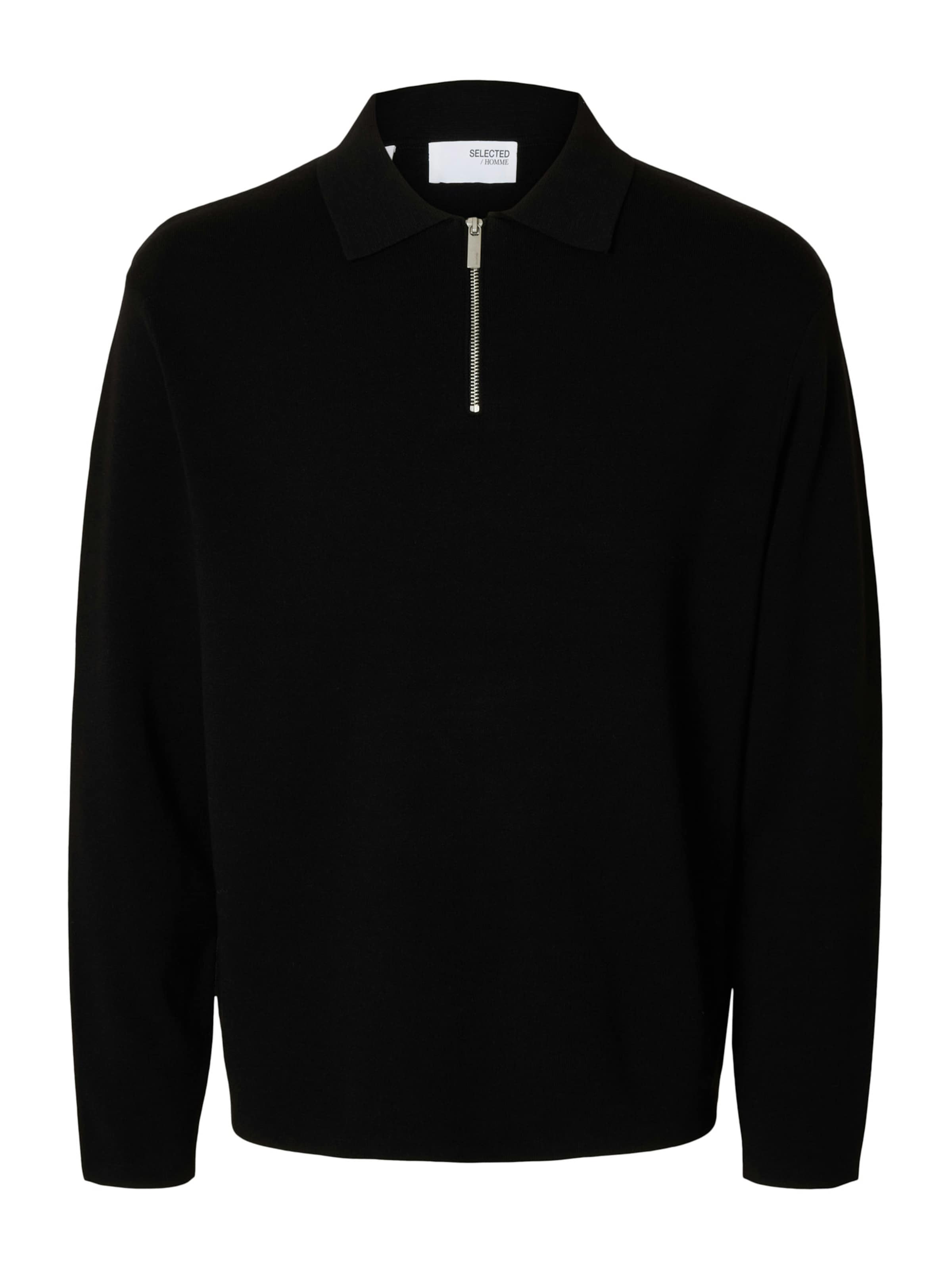 SELECTED Sweater 'SLHTeller' in Black: front