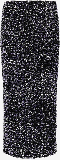 Pieces Tall Jupe 'KAM' en violet / noir / blanc, Vue avec produit