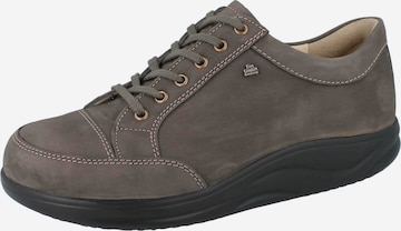 Finn Comfort Lace-Up Shoes in Grey: front