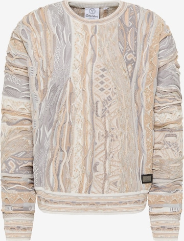 Pull-over 'Di Palo' Carlo Colucci en beige : devant