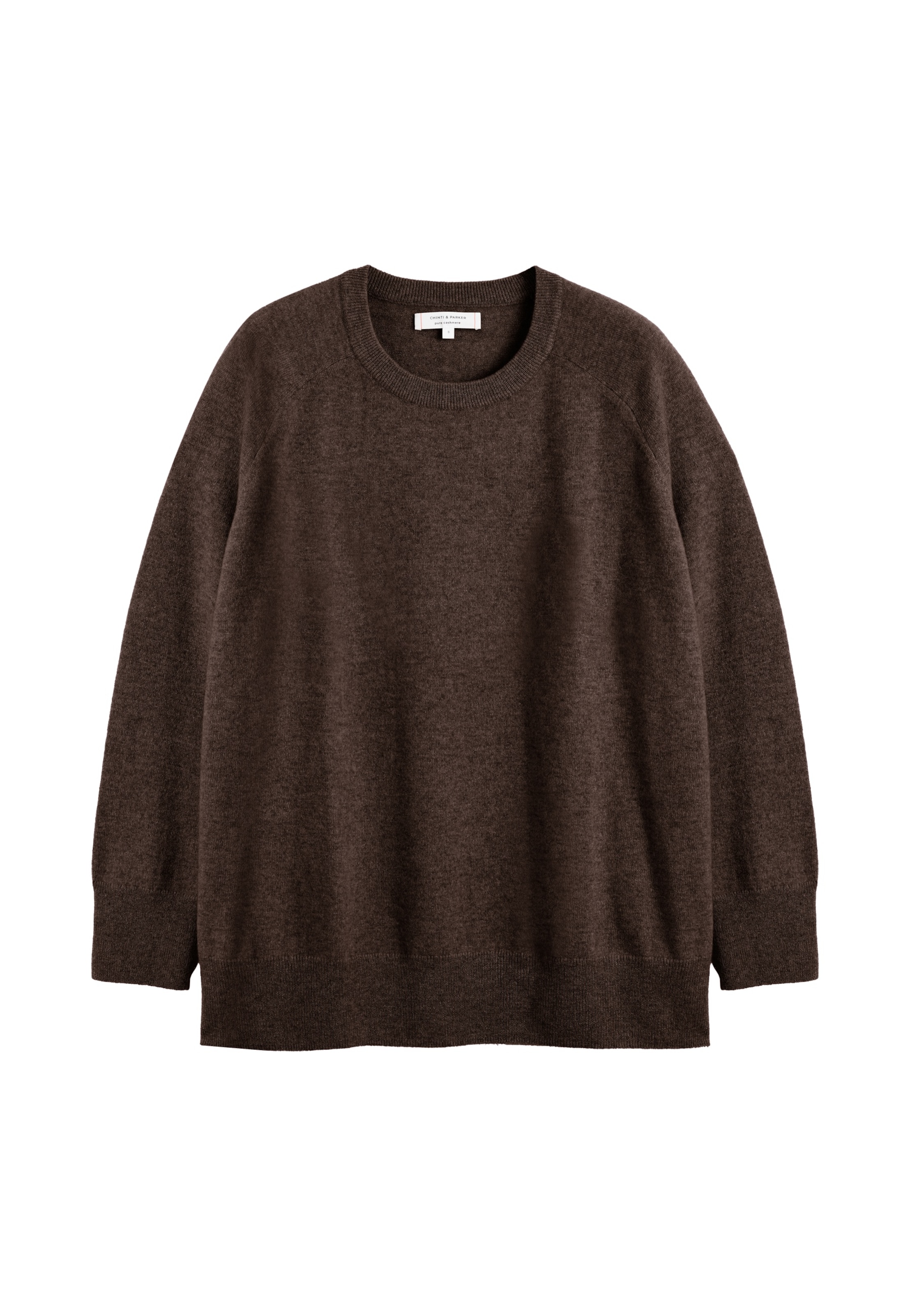 Pull-over 'Pure Cashmere' Chinti & Parker en marron : devant