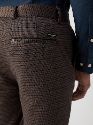 SCOTCH & SODA Slimfit Chinohousut värissä ruskea