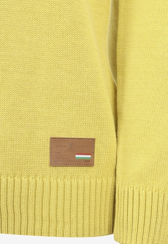 DENIM CULTURE - Pullover 'Jason' em amarelo