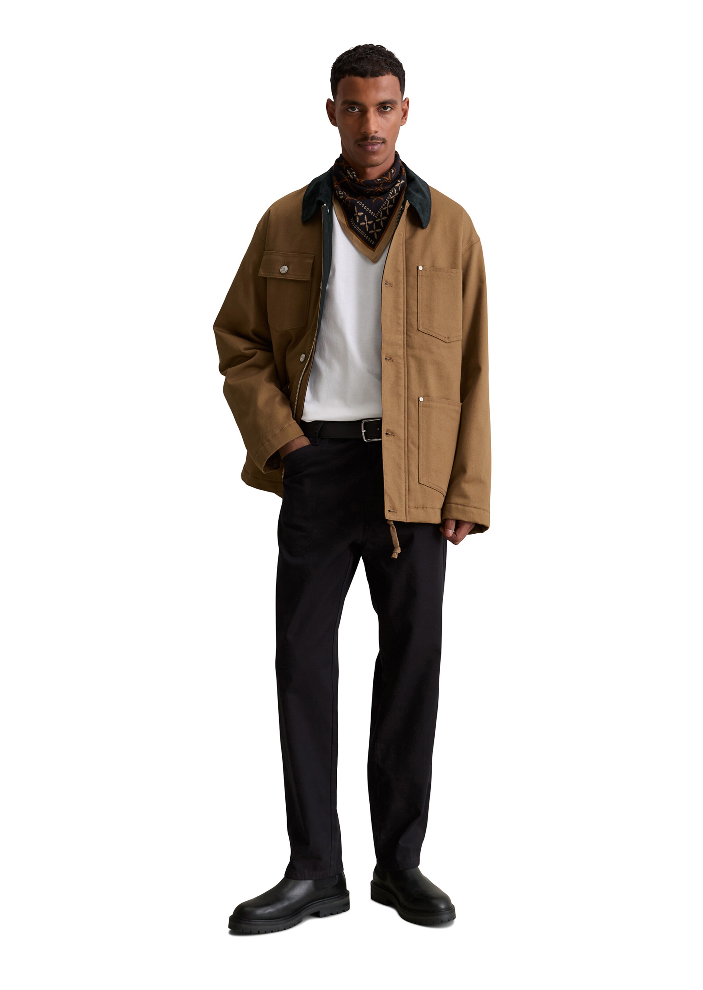 Manteau mi-saison Marc O'Polo DENIM en marron