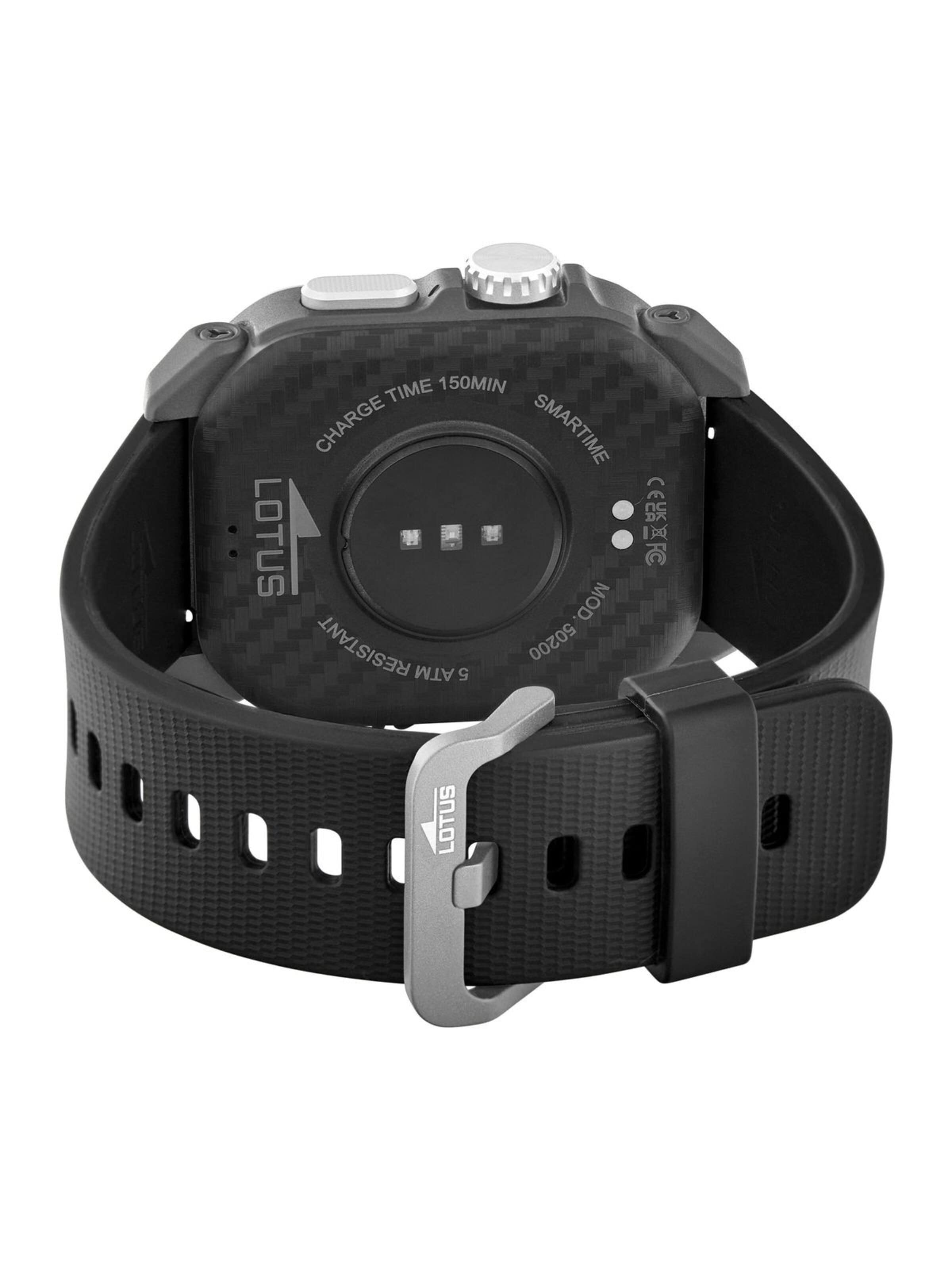 Lotus Digital Watch 'Smartwatch Smartwatch' in Black