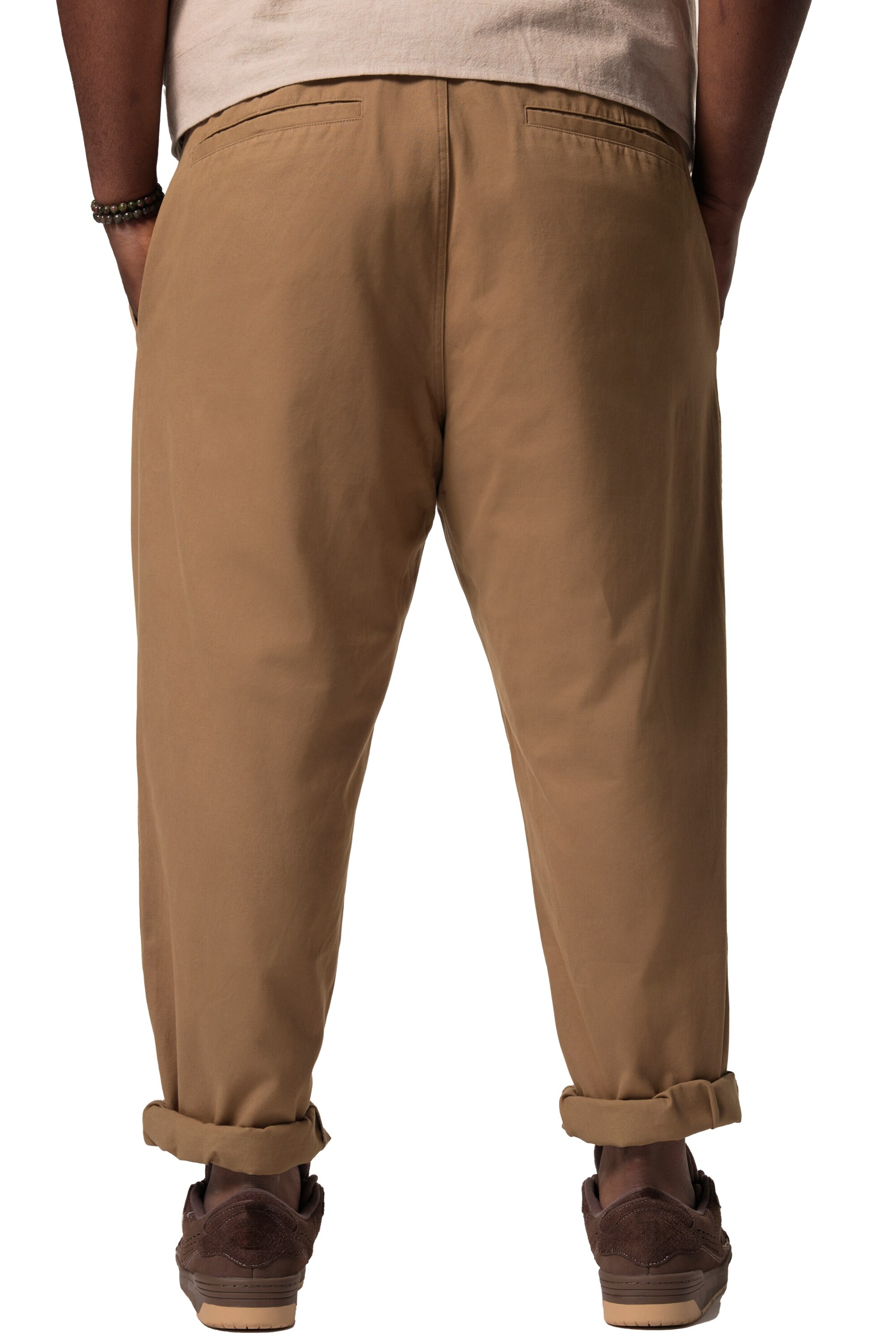 STHUGE Loosefit Chinohose in Beige