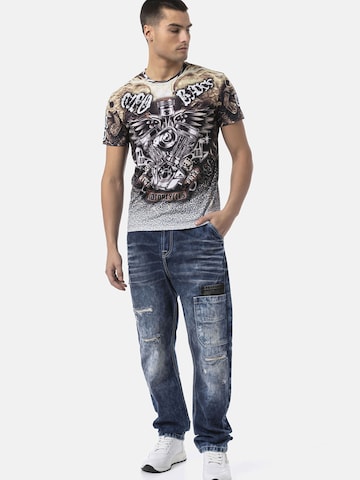 CIPO & BAXX Loosefit Jeans 'CD907' in Blauw