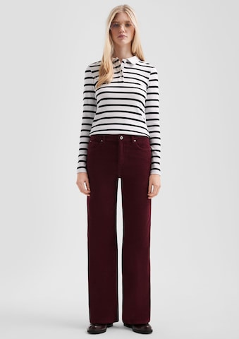 Wide Leg Pantalon QS en rouge : devant