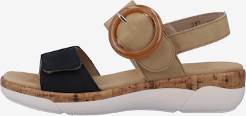 REMONTE Sandals in Beige: front