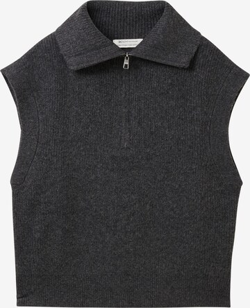 TOM TAILOR DENIM Sweater in Grey: front