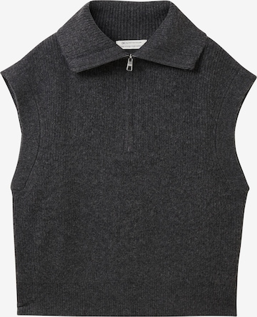 TOM TAILOR DENIM Sweater in Grey: front