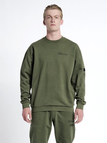 HALO Sweatshirt in Groen: voorkant