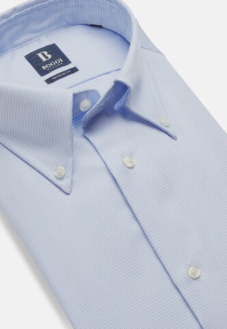 Boggi Milano Comfort Fit Skjorta i blå