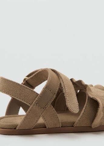 MANGO KIDS Sandals 'Floursb' in Beige