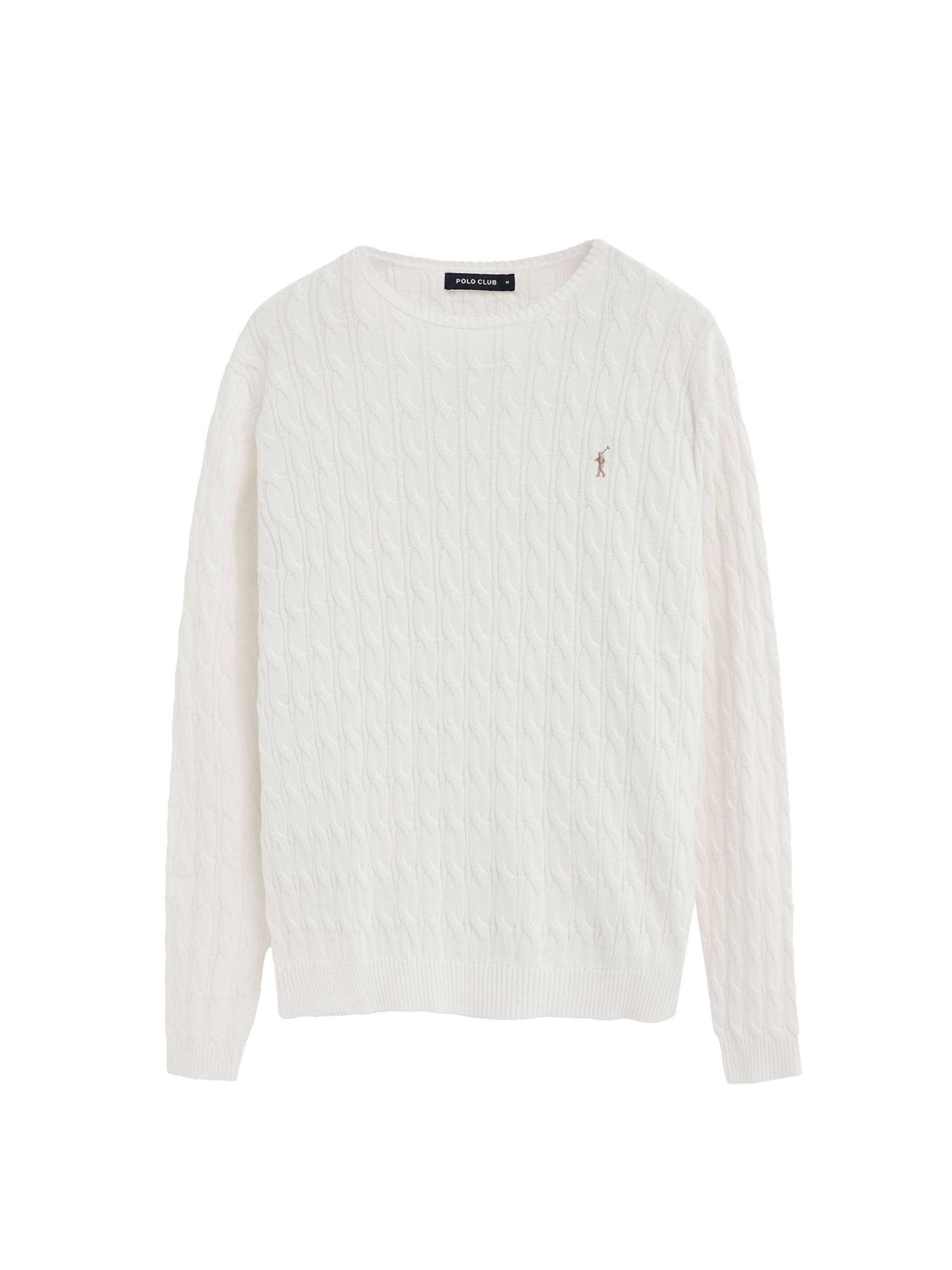 Polo Club Pullover in Weiß: Vorderseite