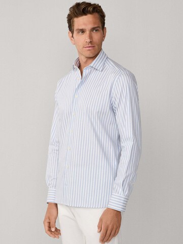 Hackett London Slim Fit Hemd in Blau