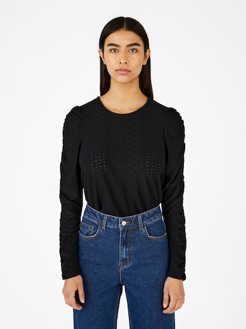 OBJECT Shirt 'Ritta' in Black: front