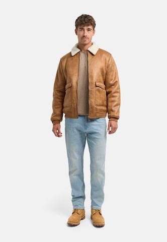 INDICODE JEANS Between-Season Jacket 'Westmont' in Beige