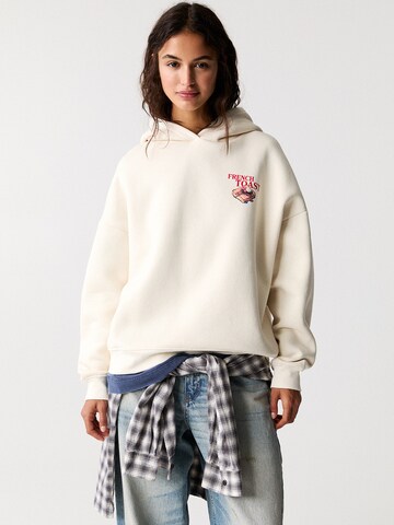 Pull&Bear Sweatshirt in Grau: Vorderseite