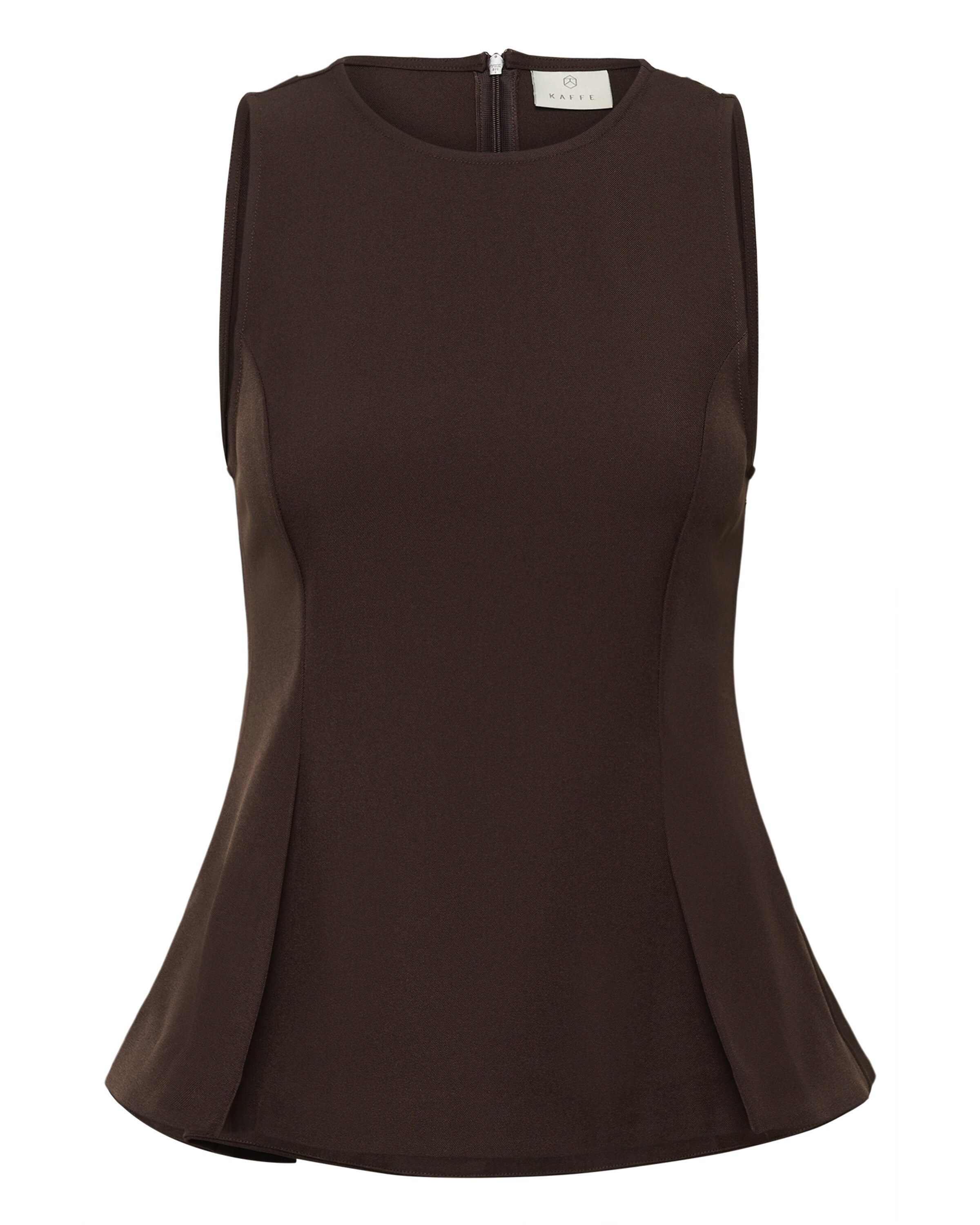Kaffe Bluse in XS in mokka, Produktansicht