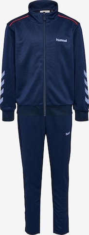 Hummel Trainingsanzug in Blau: Vorderseite