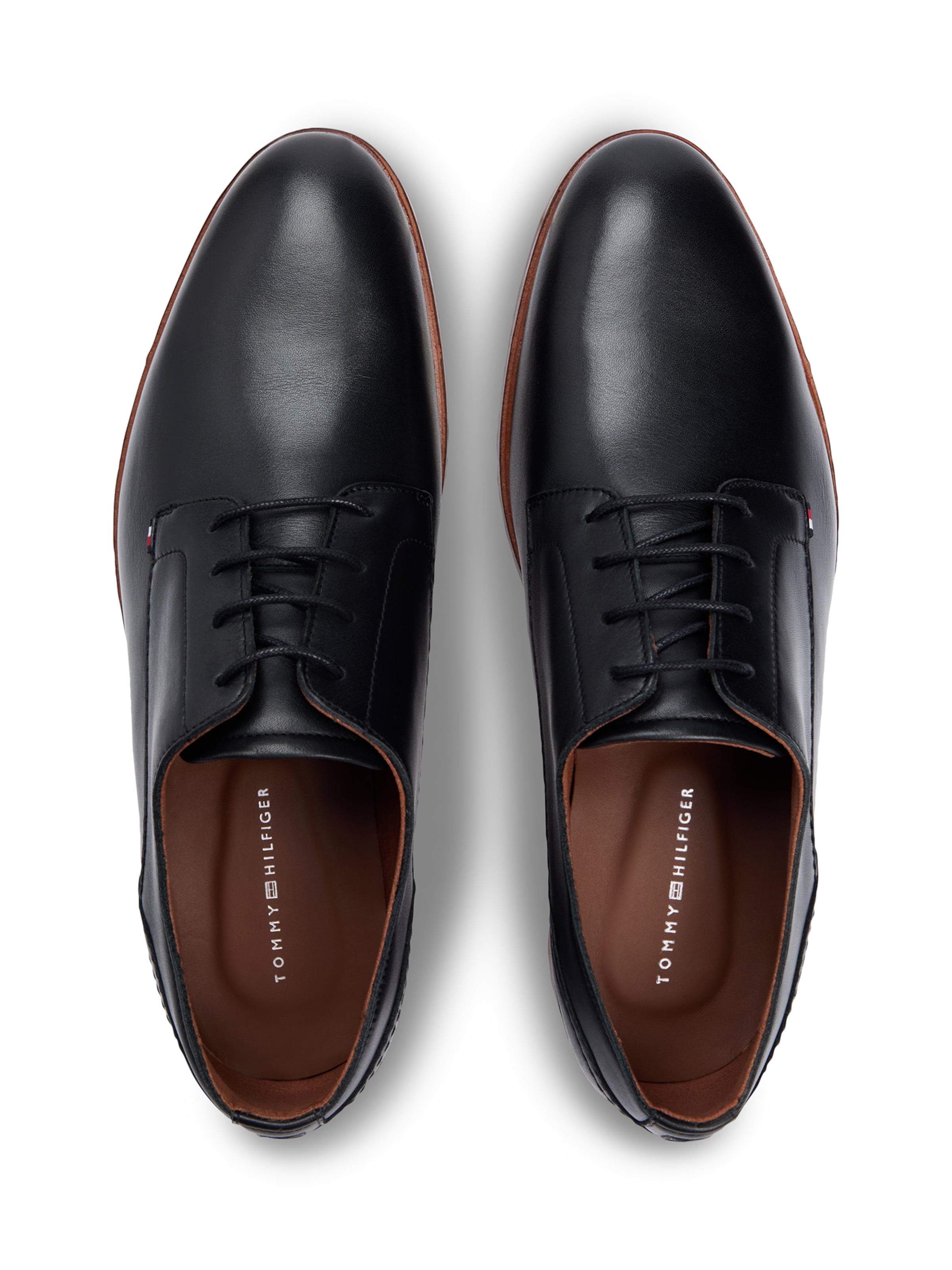 TOMMY HILFIGER Veterschoen in Zwart