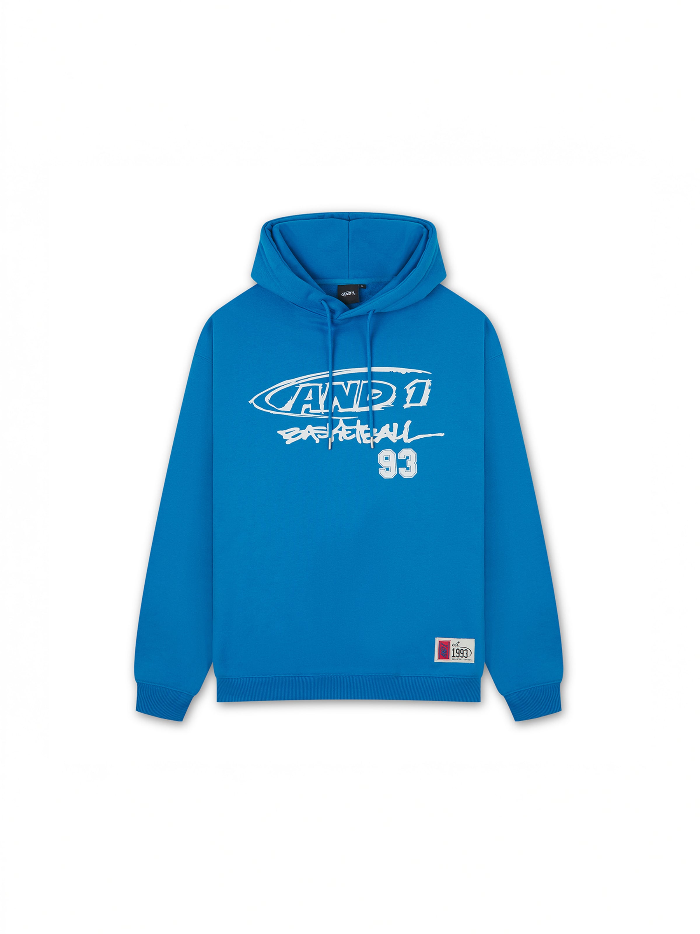 AND1 Μπλούζα φούτερ 'Core Graffiti' σε μπλε: μπροστά