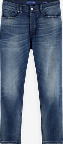 SCOTCH & SODA Slimfit Jeansy 'The Drop regular tapered jeans' w kolorze niebieski: przód